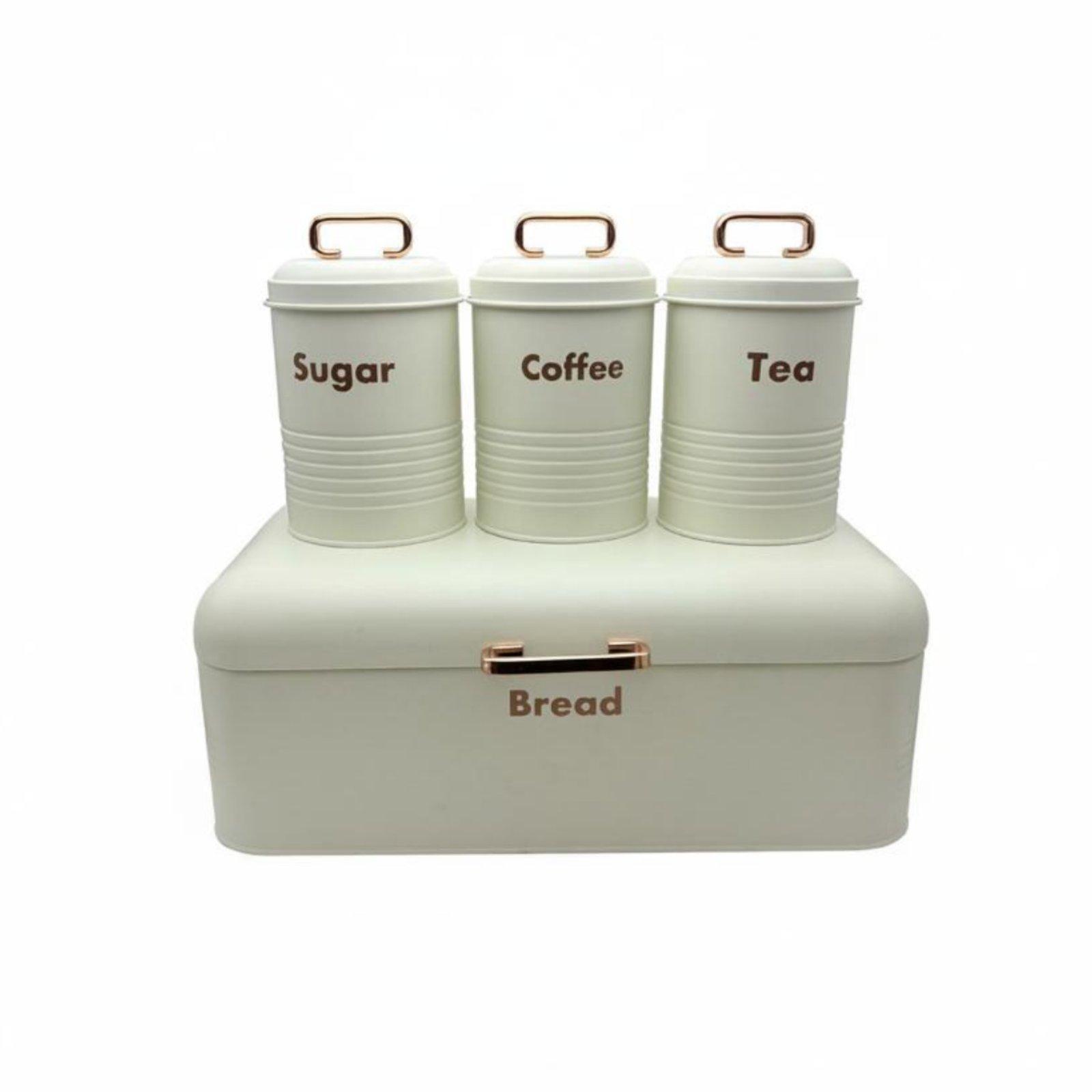 Metal Bread Box for Kitchen wi - Kitchen Baking Canisters recension och pris