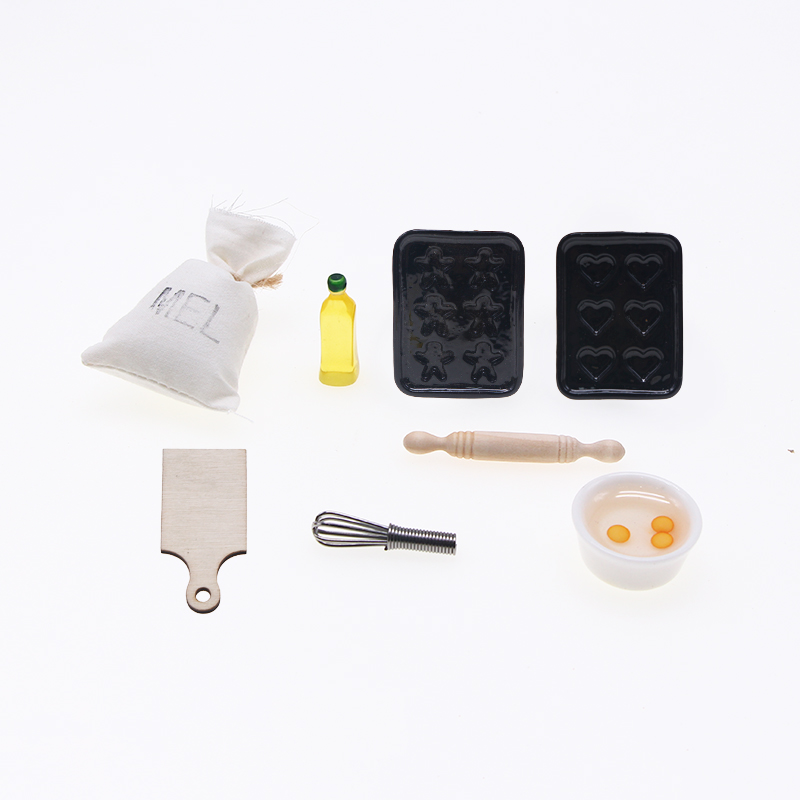 8pcs Dollhouse Cooking Ware Ki - Kitchen Baking Ware recension och pris
