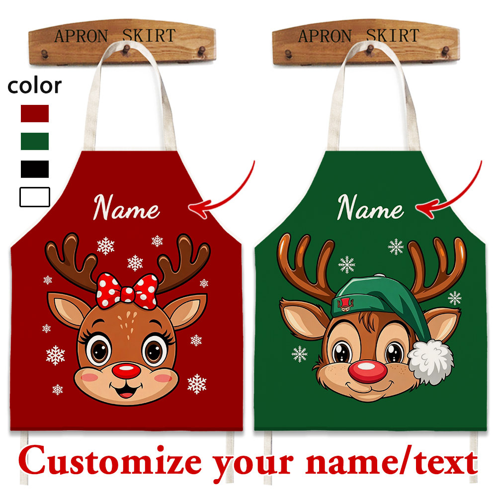 1PC Custom Christmas Apron Per - Kitchen Baking Gifts recension och pris