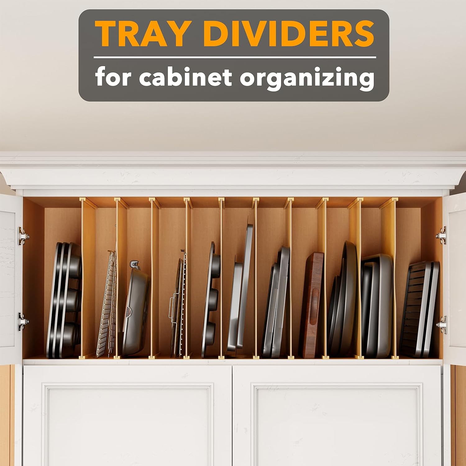 10 Pack Bamboo Tray Dividers f - Kitchen Baking Pantry recension och pris