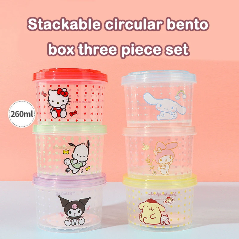 Kitty Bento Box Set 3 Pieces C - Kitchen Baking Gifts recension och pris
