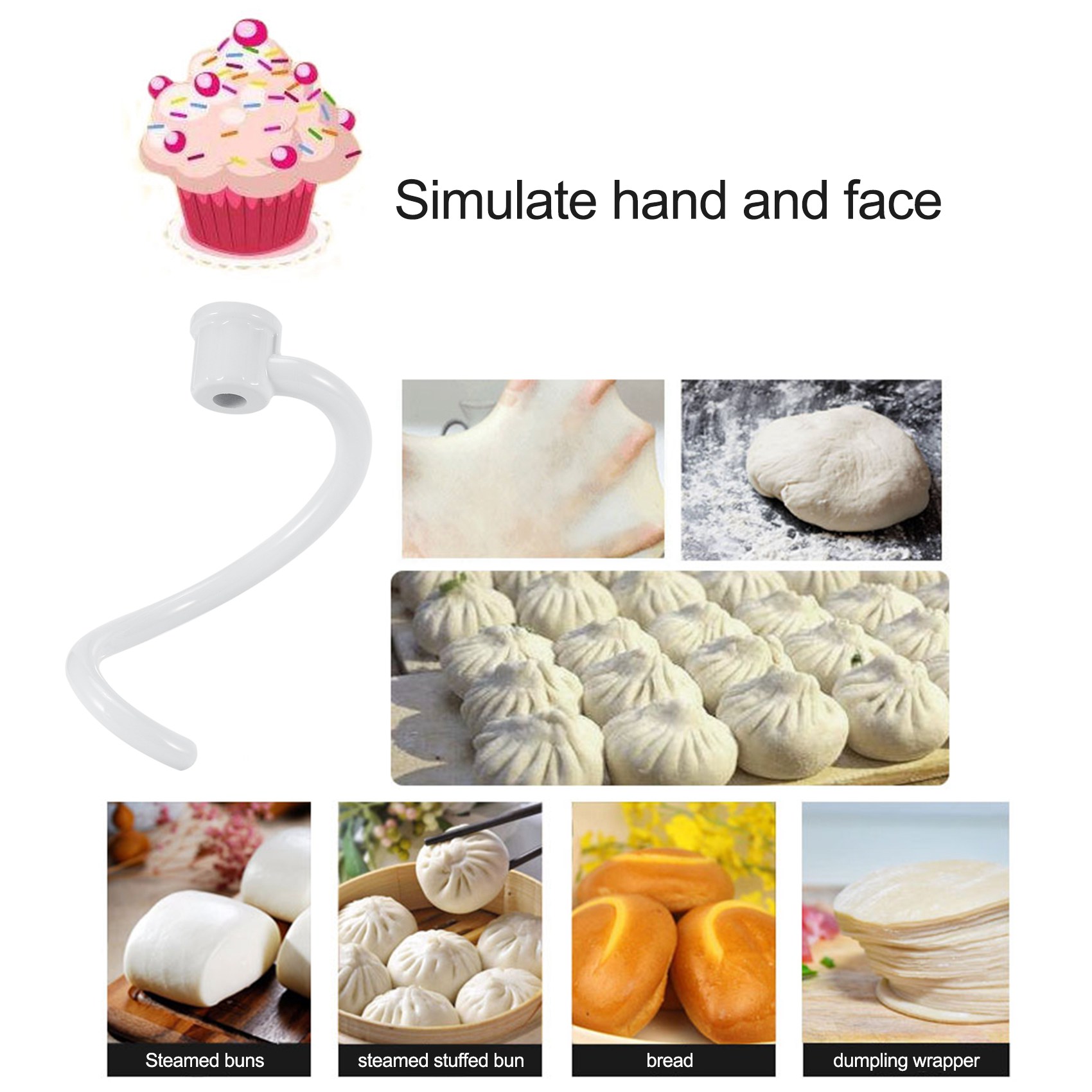 AEE6-Spiral Dough Hook Replace - Kitchen Aid Baking Mixer recension och pris